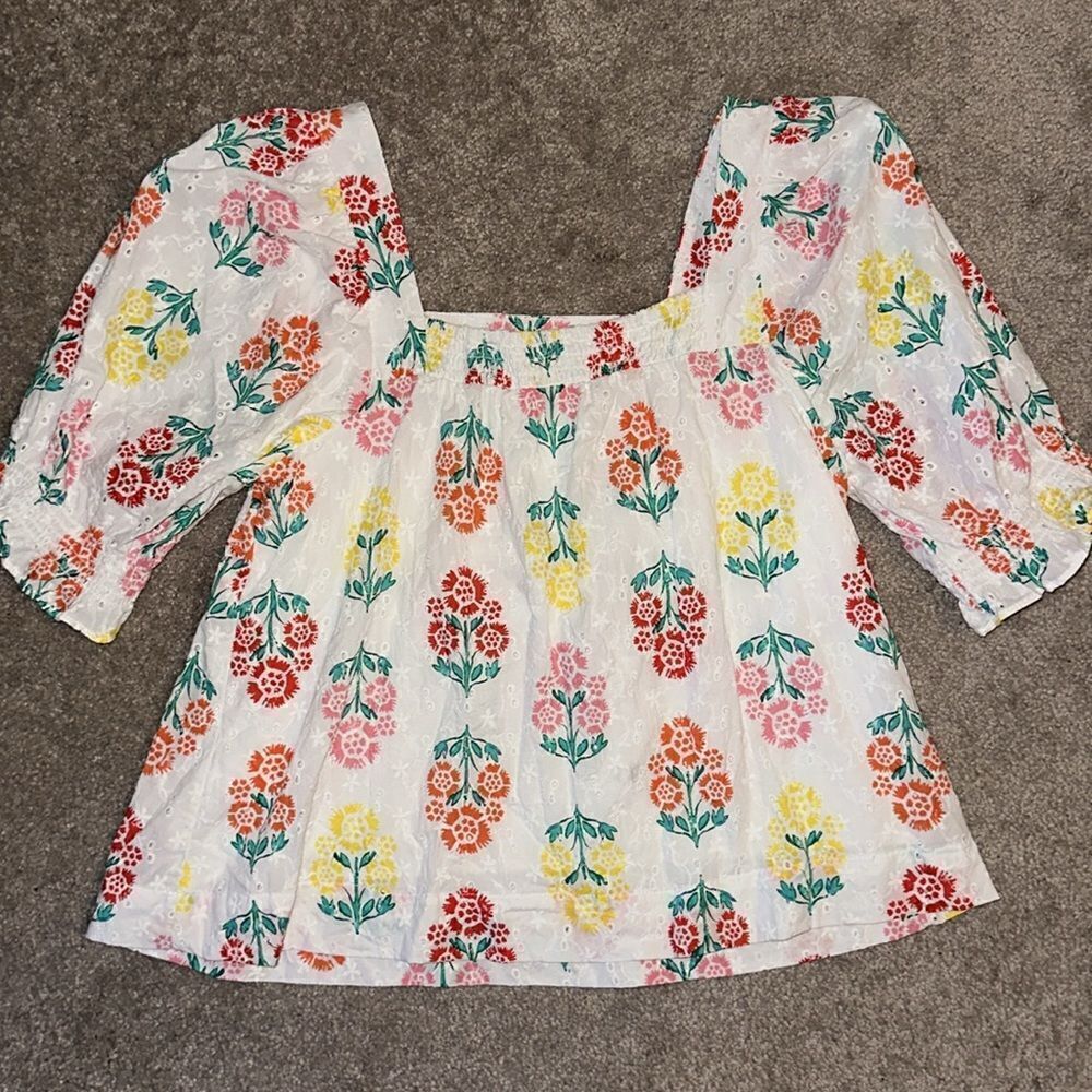 Draper James Maren Floral Top! - Picture 5 of 12